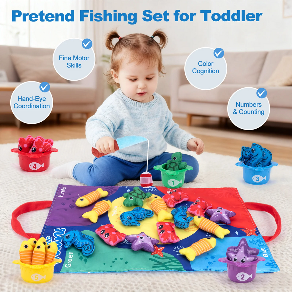 LittleFisher – Lernreich & interaktiv – Montessori-Fischspiel
