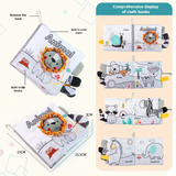 SoftTails – Farbenfroh & sensorisch – Baby-Wackelbuch