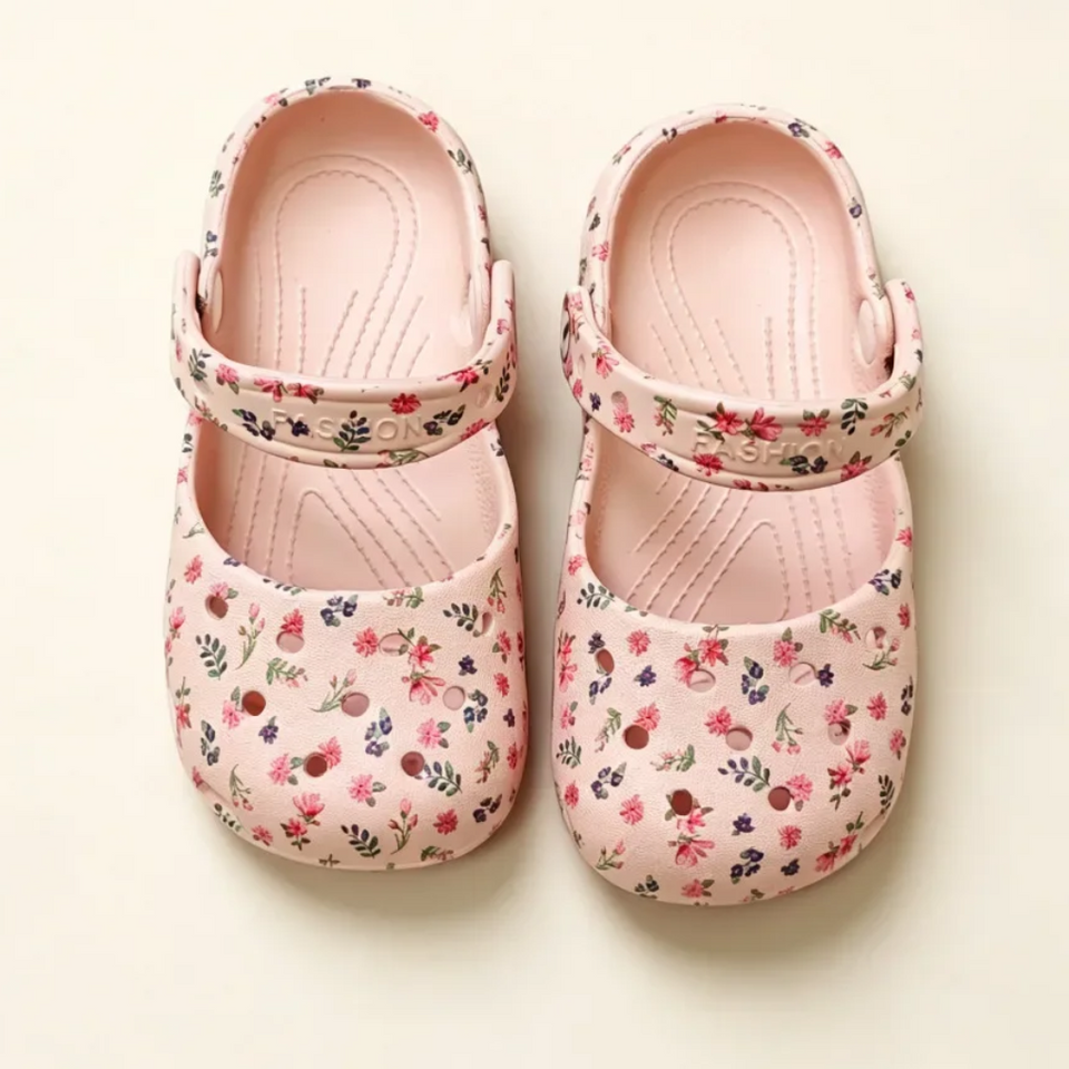 FlowerFeet – Elegant & bequem – Sandalen mit Blumenmuster