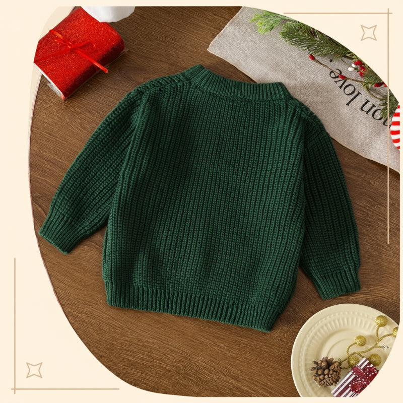 JoyKnit – Hyggelig og varm - Juletrøje med tekst