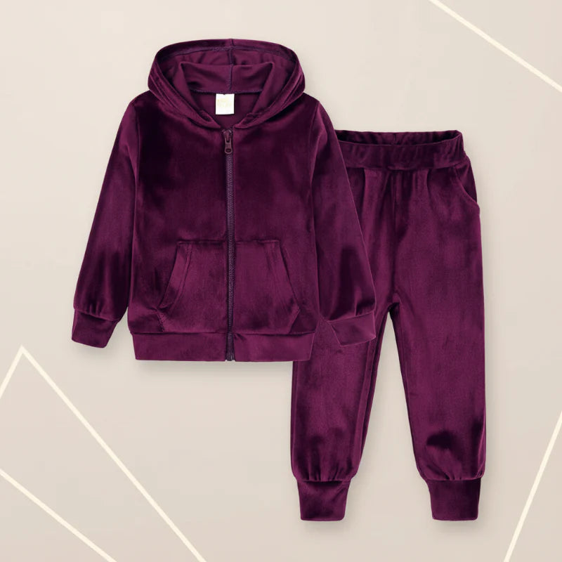 Kids Tales – Warm & Comfortabel – Velvet Trainingsanzug für Kinder