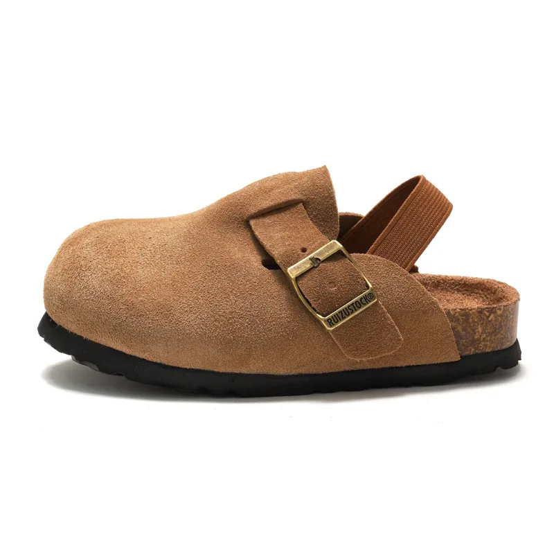 LittleWalk – Bequem & trendy – Sandalen im Clog-Stil aus Wildleder