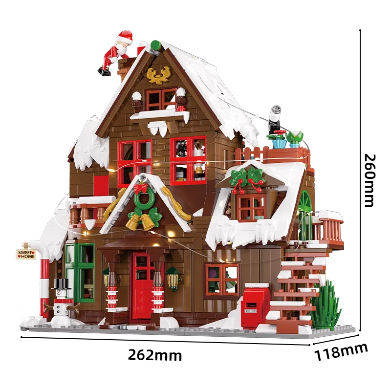 ChristmasHome – Festlich & Kreativ – Weihnachtshaus-Bausatz