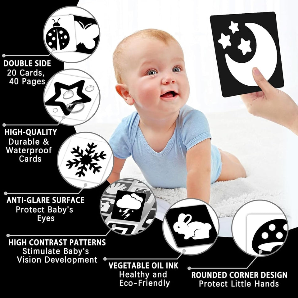 VisionBook – Lehrreich & informativ – Baby-Kognitionskartenbuch