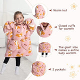 HappySnug – Süß und bequem – Kinderdecke mit Kapuze