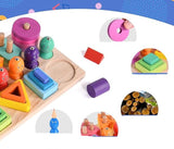 Buntes Angeln - Kreativ und lehrreich - Angelspiel aus Holz