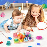 Buntes Angeln - Kreativ und lehrreich - Angelspiel aus Holz