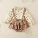 SweetPea – Baby-Outfit für Mädchen mit Rüschen und Blumenmuster