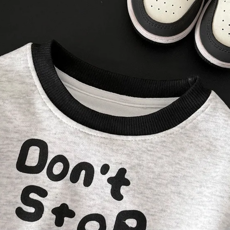 MiniBuddy – Weich & praktisch – Kinder-Pullover-Set mit langen Ärmeln