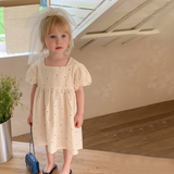 LittleTwinkle – Weich & bequem – Kinderkleid mit doppelten Schleifen