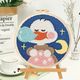 SoftLoop – Weich & Kreativ – DIY-Punch-Needle-Set für die Wohnraumdekoration