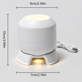 FrostyLight – Magisch & stimmungsvoll – Rotierende Projektorlampe (Weihnachten & Halloween)