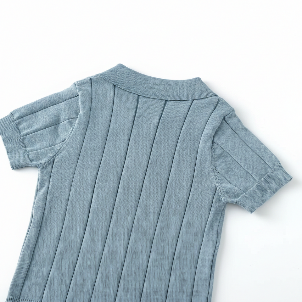 MiniLuxe – Elegant & bequem – Polohemd aus Strickstoff