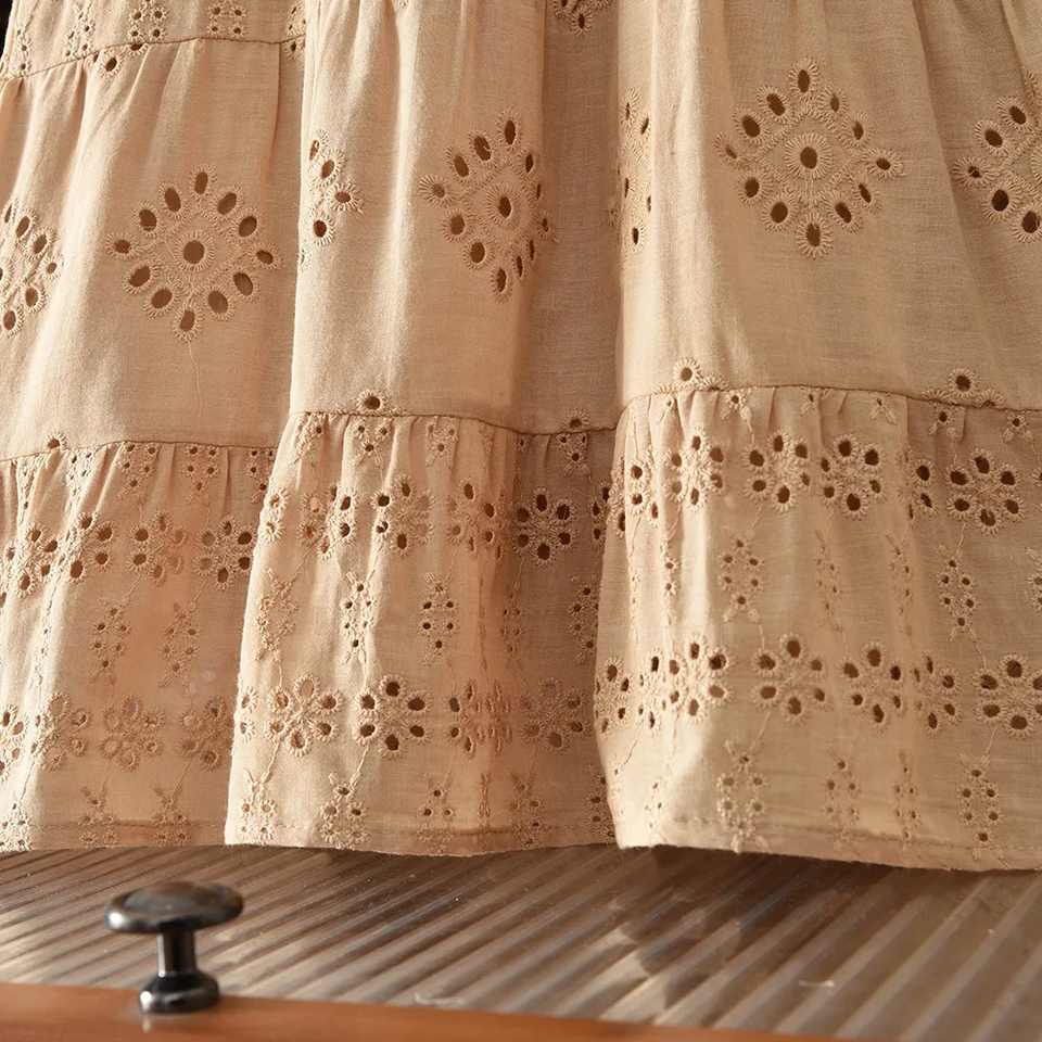 BohoBelle – Elegant & bequem – Kleid mit Stickereien