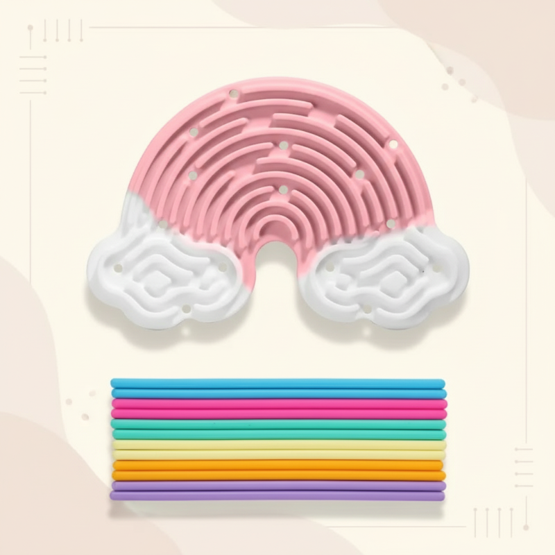 FidgetFrost – Verspielt & Weich – Silikon-Busy Board