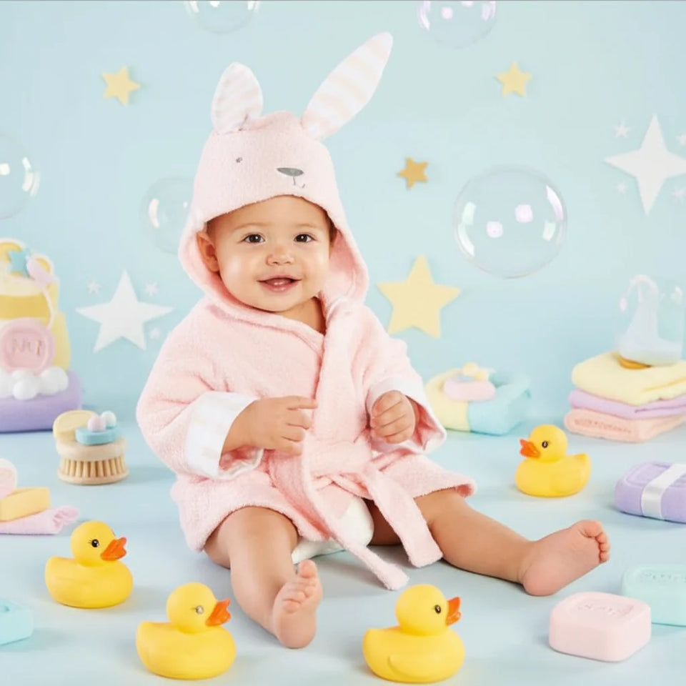 CozyNest – Weich & saugfähig – Bademantel mit Tiermotiv