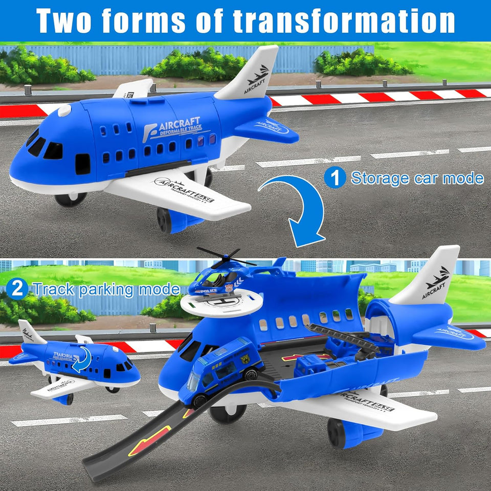 MiniAirBase – Interaktiv & Lehrreich – Flughafen-Spielset mit Fahrzeugen