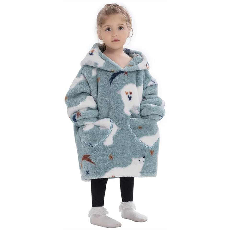 HappySnug – Süß und bequem – Kinderdecke mit Kapuze