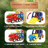 DinoDrive – Kreativ & abenteuerlich – 5-in-1-Lkw-Spielset