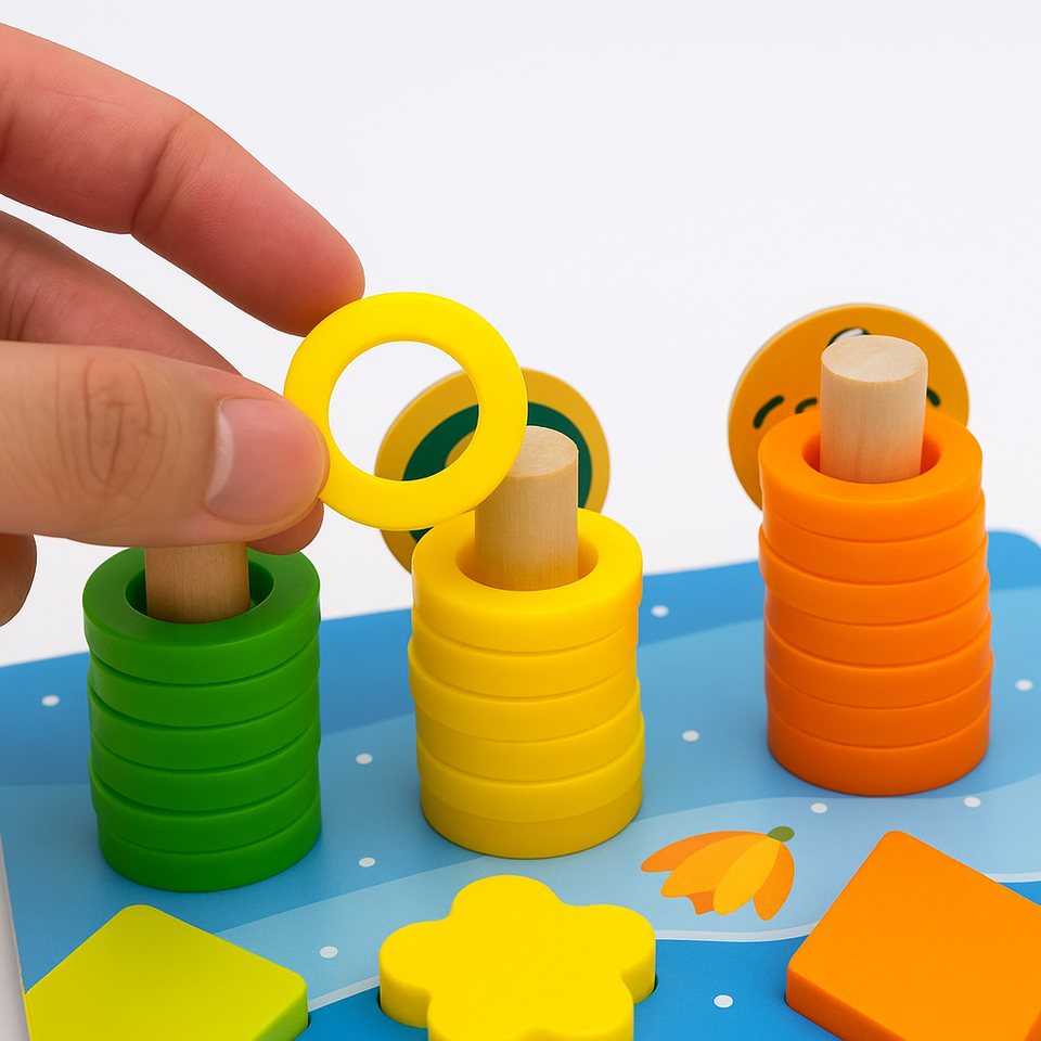 Woods™ | Udvikle færdigheder - Montessori træspilbræt