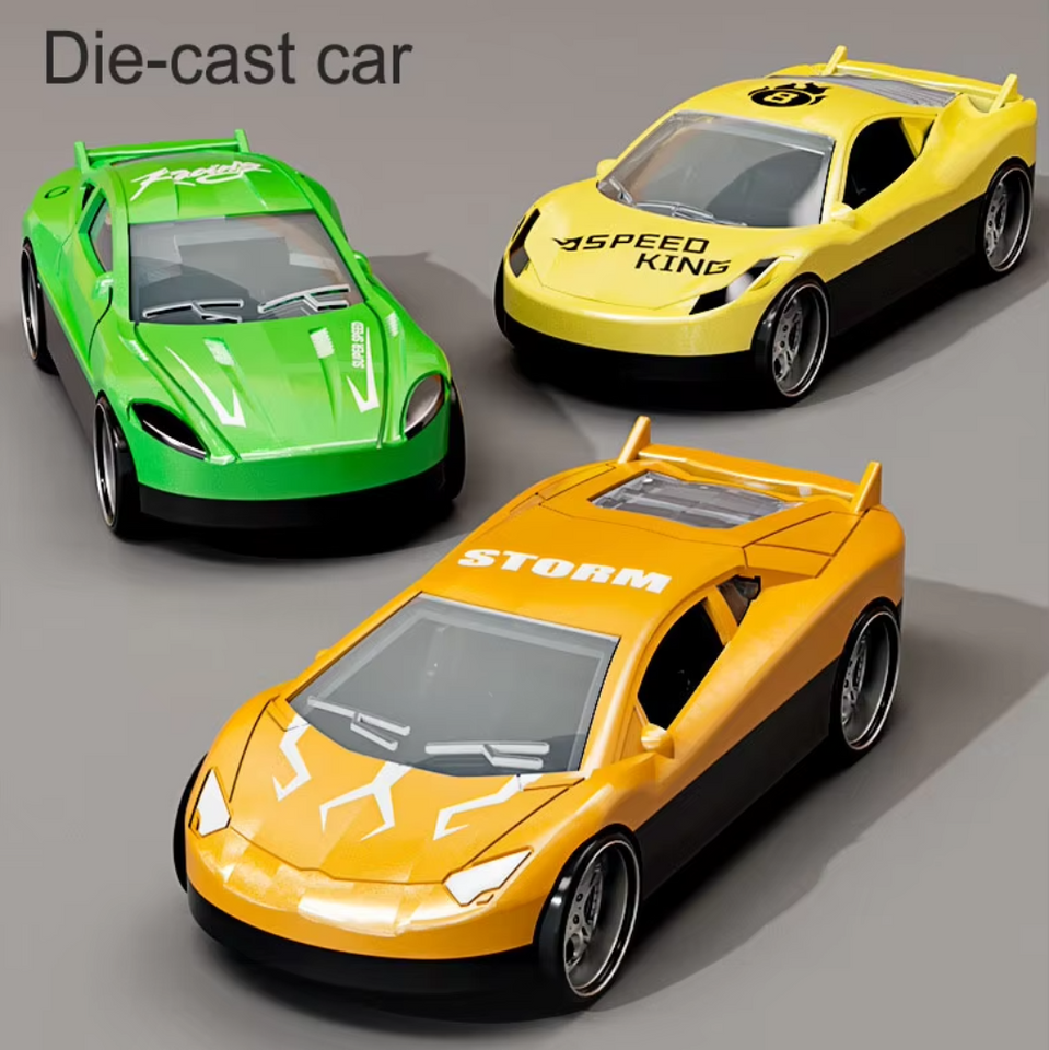 CarHauler – Verspielt & abenteuerlich – Autotransporter-Spielset mit Rennwagen