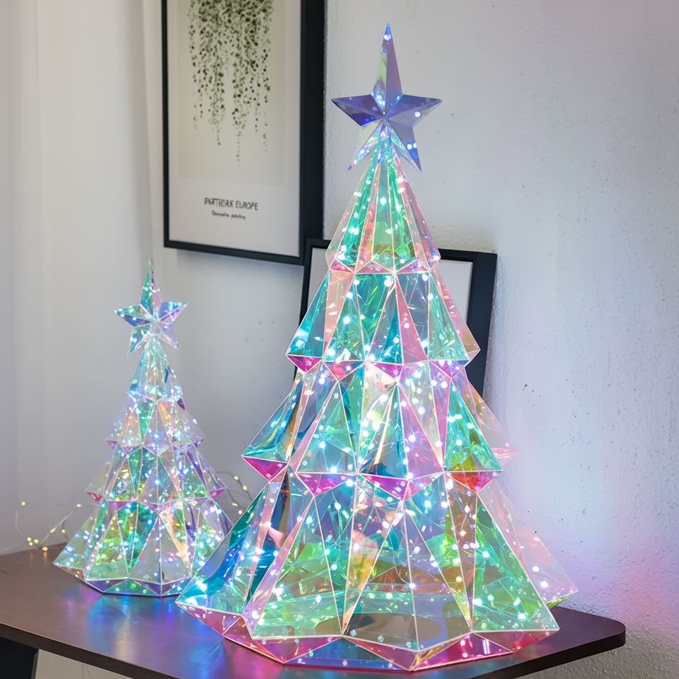 CrystalGlow – Festlich & stimmungsvoll – Dekorativer LED-Weihnachtsbaum
