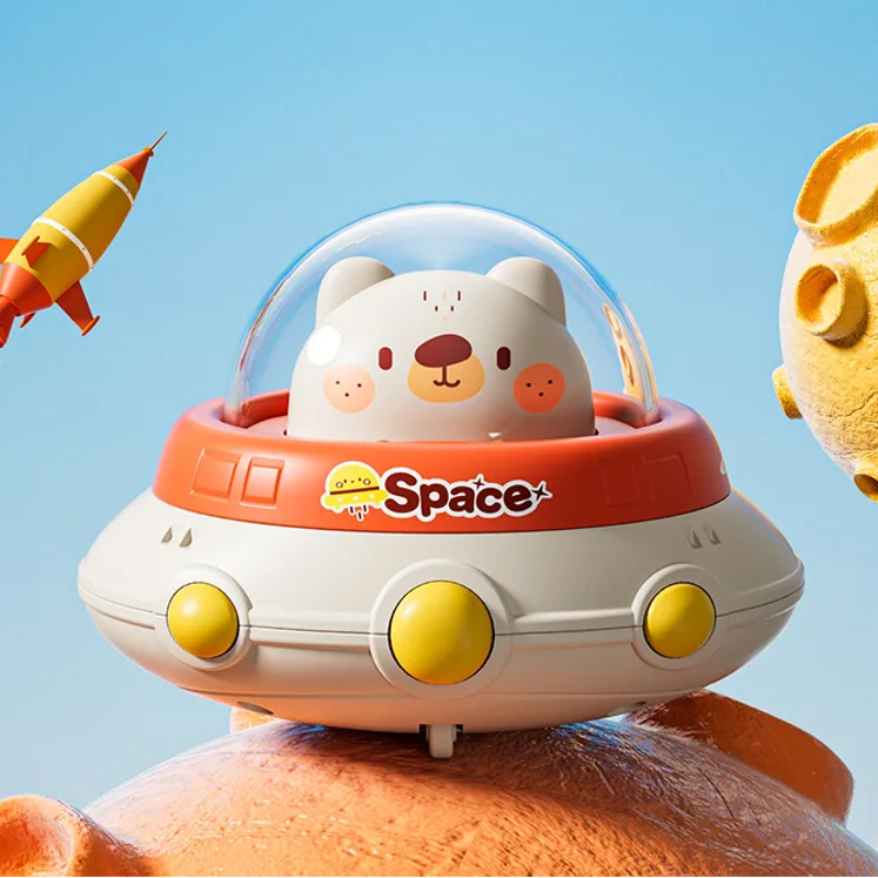 Push and Go UFO Toy – Motorik & Spiel – UFO Spielzeug