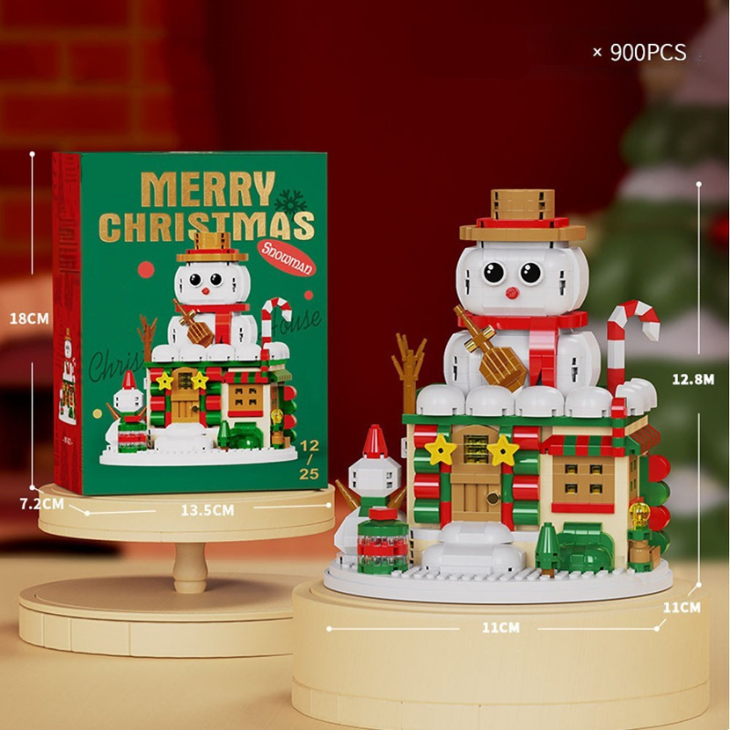 SnowieBlocks – Süß & lustig – Weihnachtsbauklötze