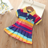 RainbowBabe – Frisch & farbenfroh – Kinder-Polokleid