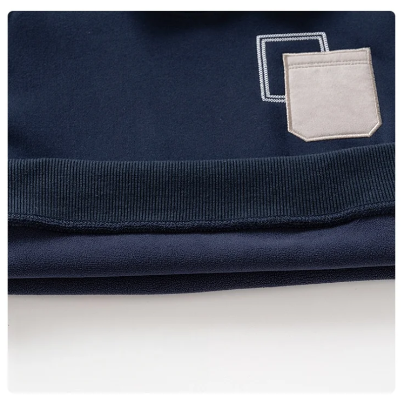 CoolJunior – Warm & stilvoll – Jungenpullover mit Jeanskragen
