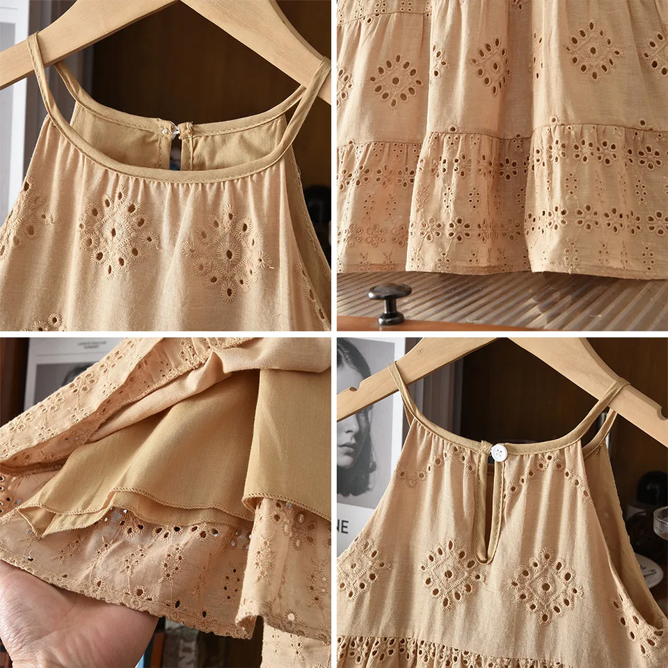 BohoBelle – Elegant & bequem – Kleid mit Stickereien