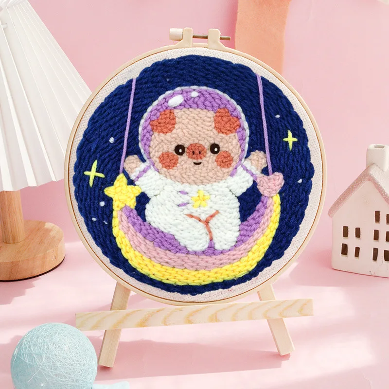 SoftLoop – Weich & Kreativ – DIY-Punch-Needle-Set für die Wohnraumdekoration