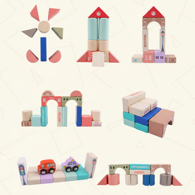 BuildJoy – Lehrreich & Unterhaltsam – Holzbauklötze in der Stadt
