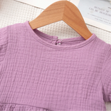 SoftCharm – Elegant & bequem – Mädchen-Set mit Rüschenoberteil und langer Hose