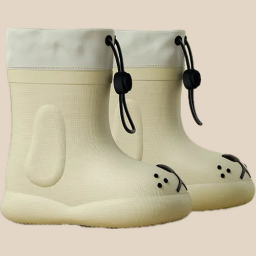 PuddlePaws Kids – Wasserdicht und verspielt - Woof Regenstiefel