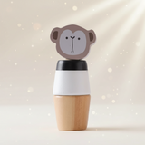 WoodyFriends – Motorik & Spaß – Stapelspielzeug aus Holz in Tierform