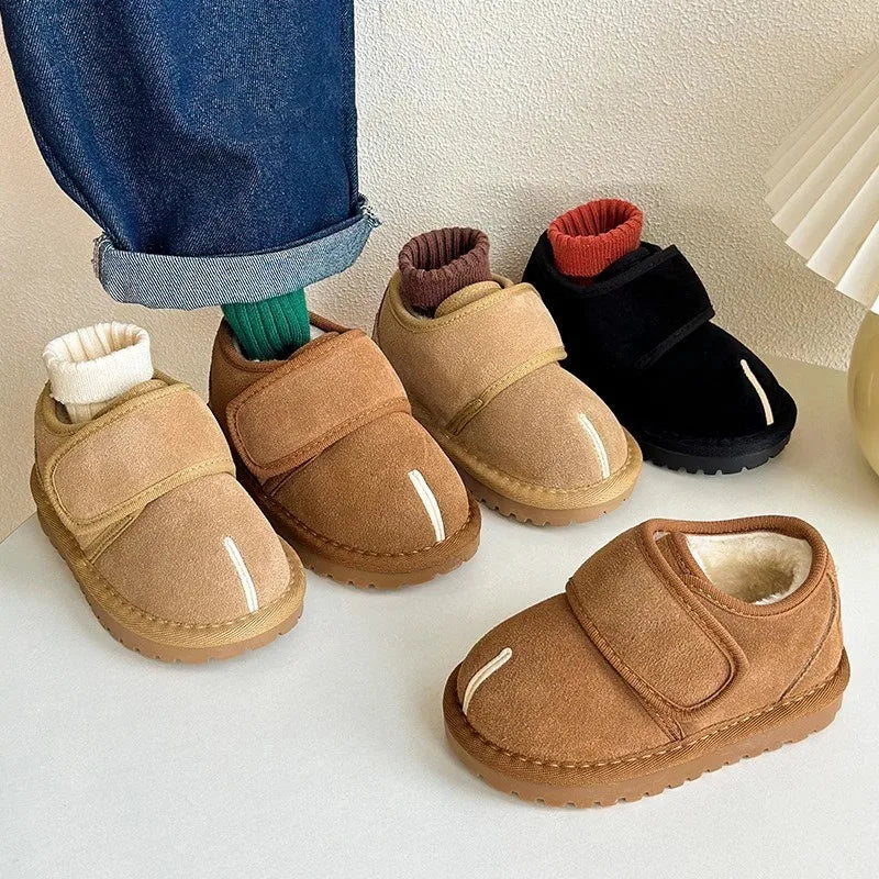 CozyStep Kids – Varm og selvstændig – Djamena sko med velcrolukning