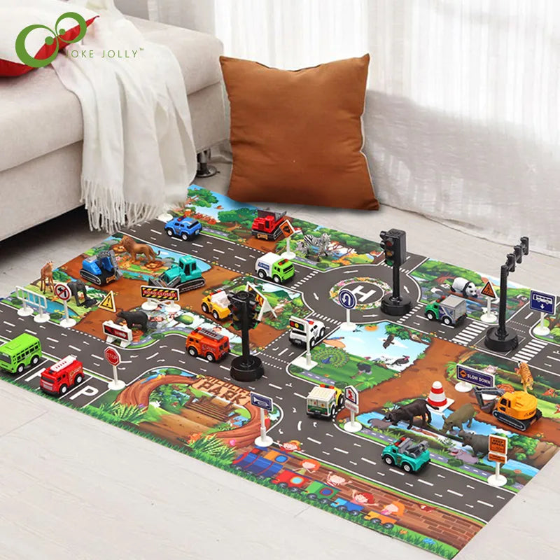 Enchanted City Playmat StraBen Spielmatte Mein kleines baby