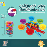 Rainbow Teddy Bears Toys™ - Pädagogisch & kreativ - Regenbogen Zählende Bären