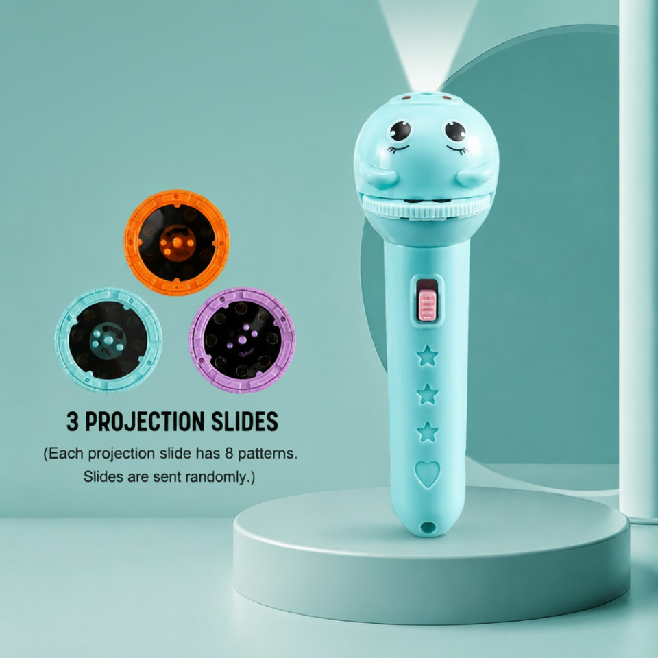 Story Torch™ - Magi ved sengetid - projektor med lommelygte