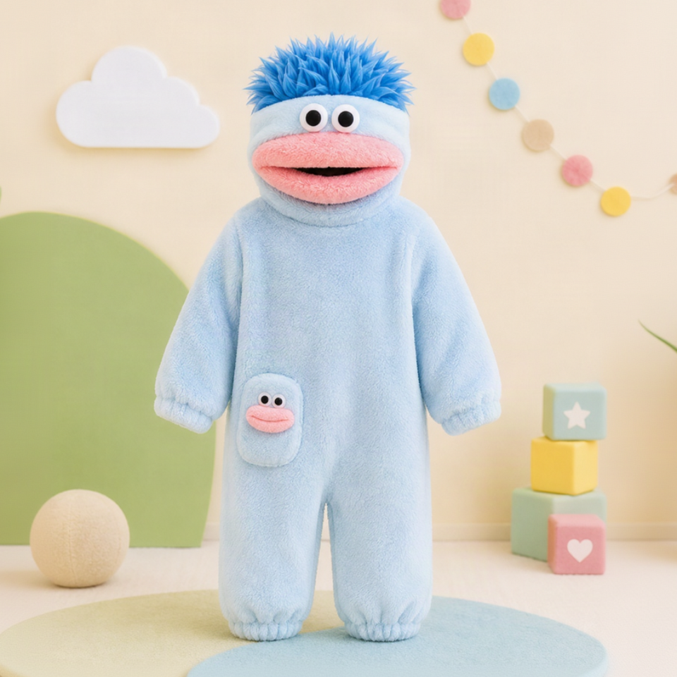 LittleMonster – Bequem & niedlich – Kinder-Strampler mit lustigem Monster-Motiv