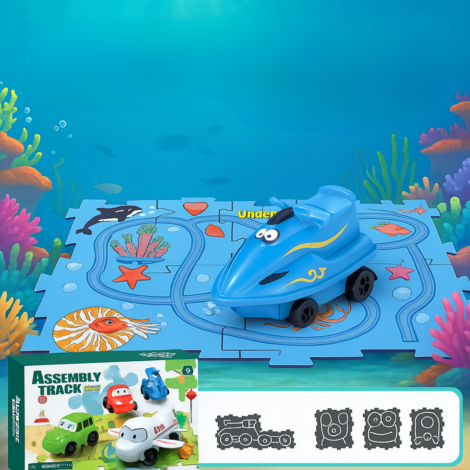 Car Track™ - Bauen, spielen und entdecken - Spielzeugauto-Set