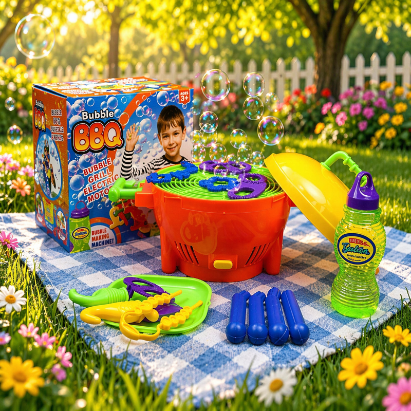 BBQ Bubble Maker – Spielerisch & interaktiv – Seifenblasen-BBQ