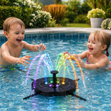 Solar LED Fountain Toy – Verspielt & interaktiv – Wasserspiel-Brunnen