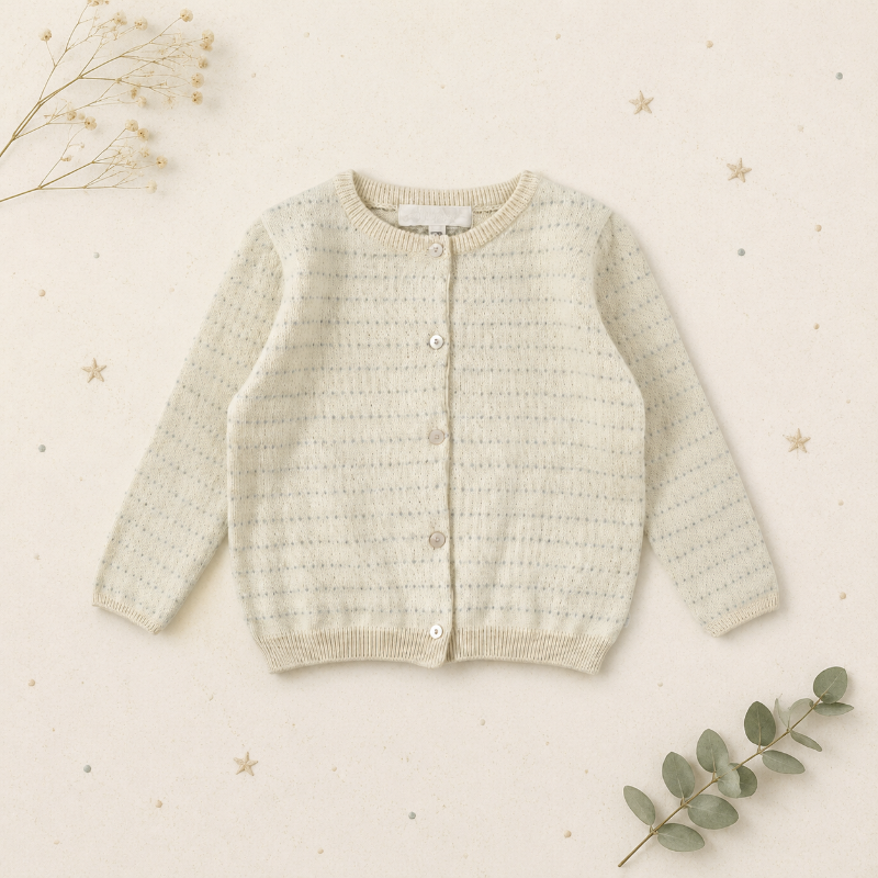 Knit Top & Cardigan – Weich & bequem – Strickhemd & Strickjacke