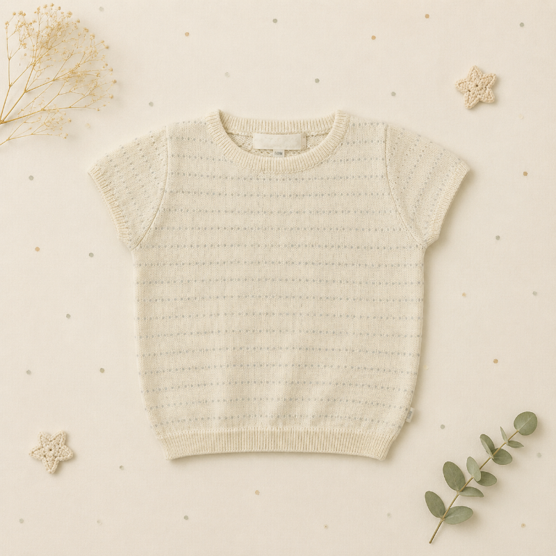Knit Top & Cardigan – Weich & bequem – Strickhemd & Strickjacke