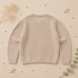 Buttoned Cardigan – Weich & bequem – Gestrickte Kinderweste
