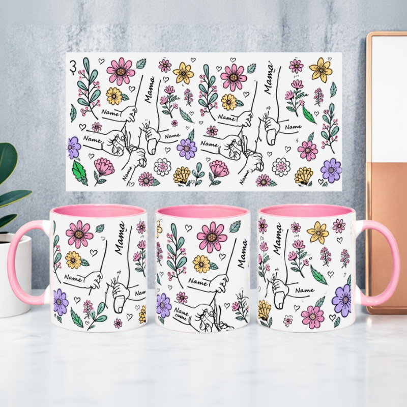 Personalized Kids Name Mug – Einzigartiges Muttertagsgeschenk – Personalisierte Tasse