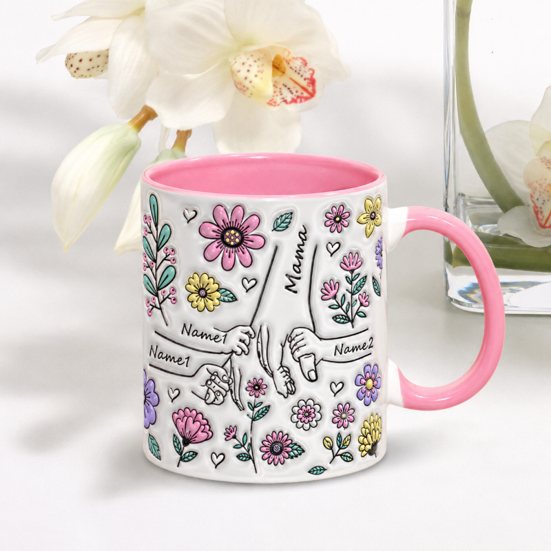 Personalized Kids Name Mug – Einzigartiges Muttertagsgeschenk – Personalisierte Tasse