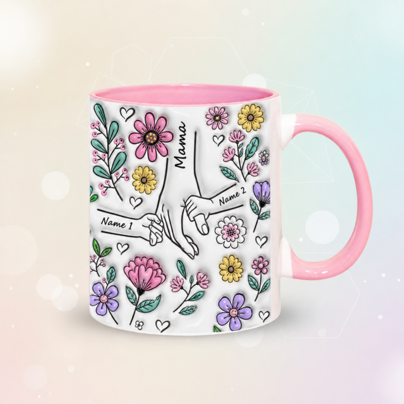 Personalized Kids Name Mug – Einzigartiges Muttertagsgeschenk – Personalisierte Tasse